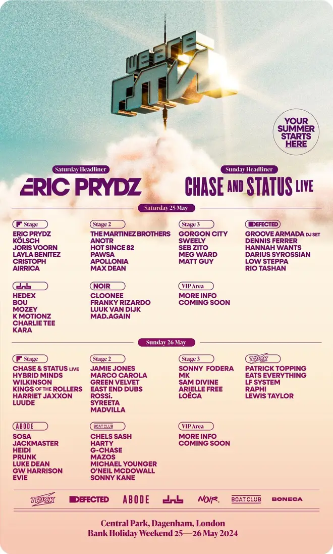 An insane lineup once again from We Are FSTVL.
